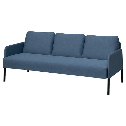 GLOSTAD3-seat sofa, Knisa medium blue