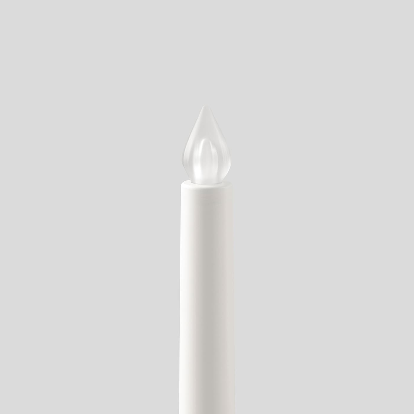ÄDELLÖVTRÄD LED candle, white/indoor, 28 cm