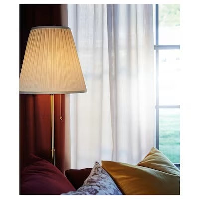 ÅRSTID Floor lamp, brass/white
