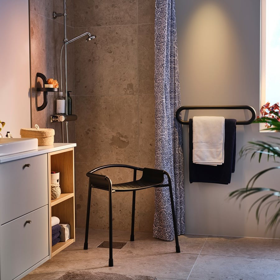 New BÄSINGEN Shower chair, anthracite