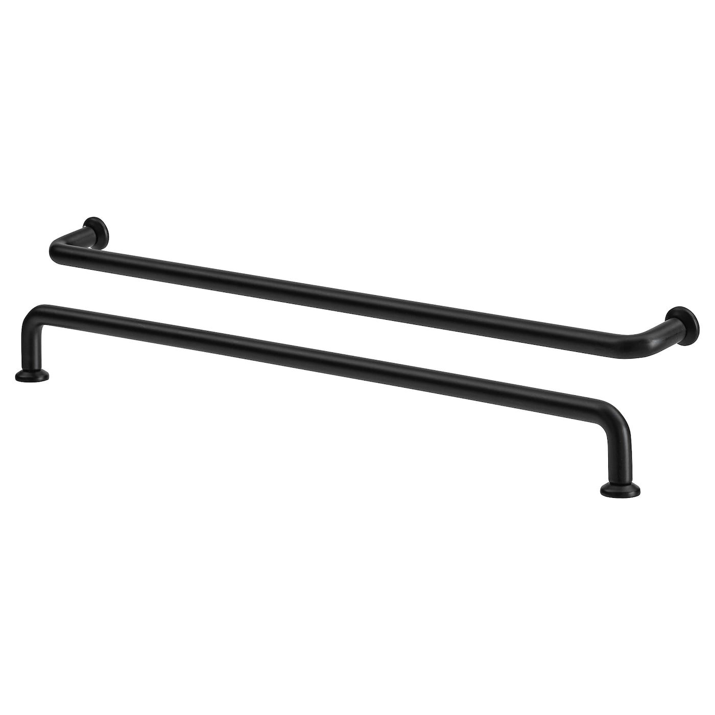 BAGGANÄS Handle, black, 143 mm