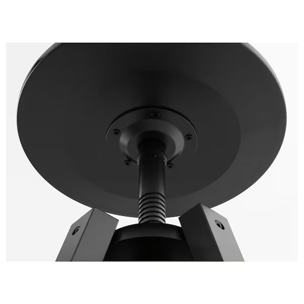 DALFRRED Bar stool, black, 63-74 cm