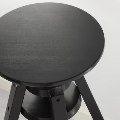 DALFRRED Bar stool, black, 63-74 cm