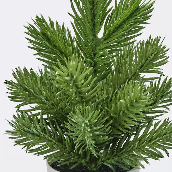 New VINTERFINT Artificial potted plant, in/outdoor Christmas tree/green, 17 cm