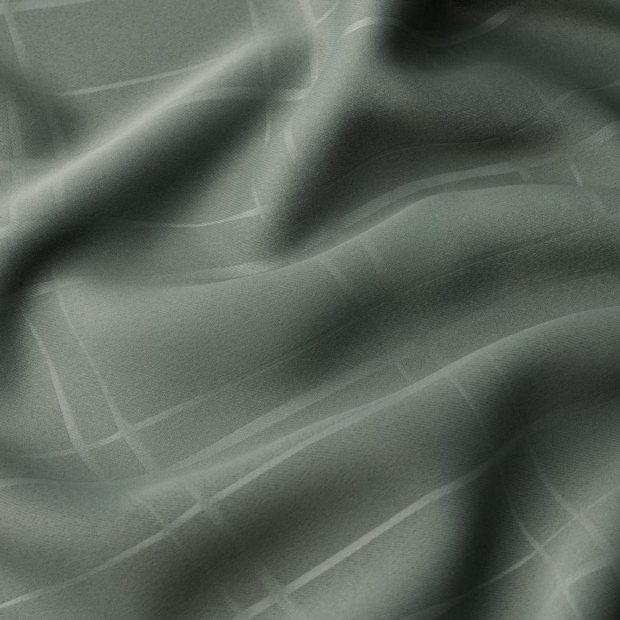 PRAKTTIDLÖSA Room darkening curtains, 1 pair, green, 145x250 cm