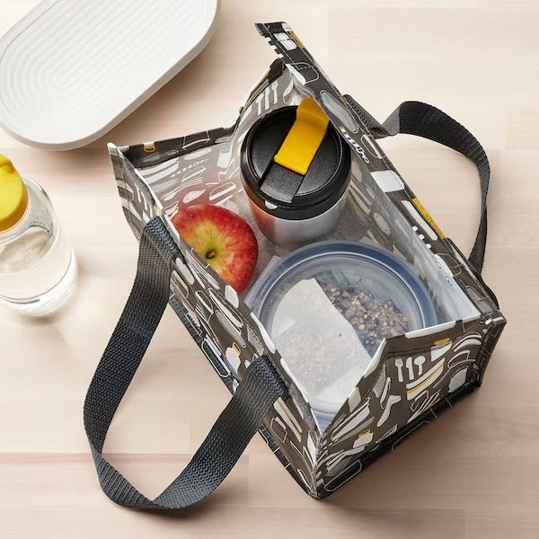 ENVÄLDIG Insulated travel mug, stainless steel/black, 35 cl