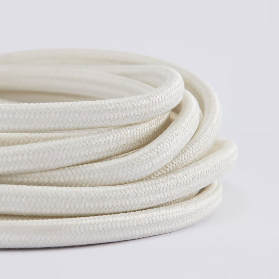 STRÅLA Cord set, white, 4 m