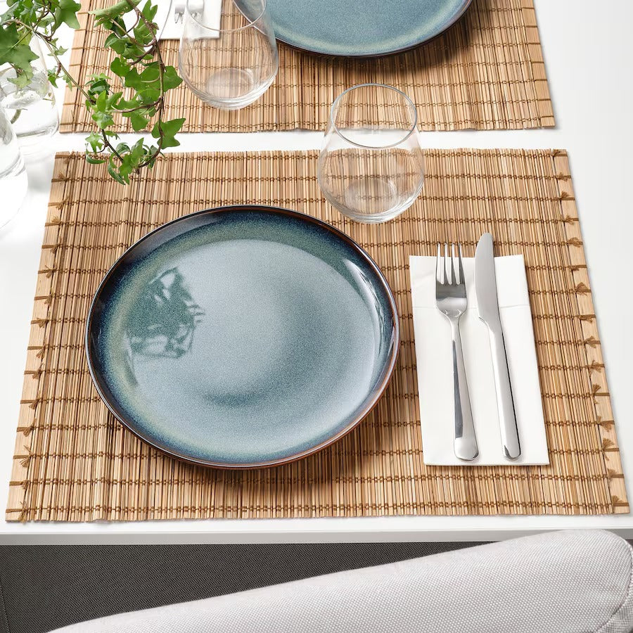 GLADELIG Plate, blue, 25 cm