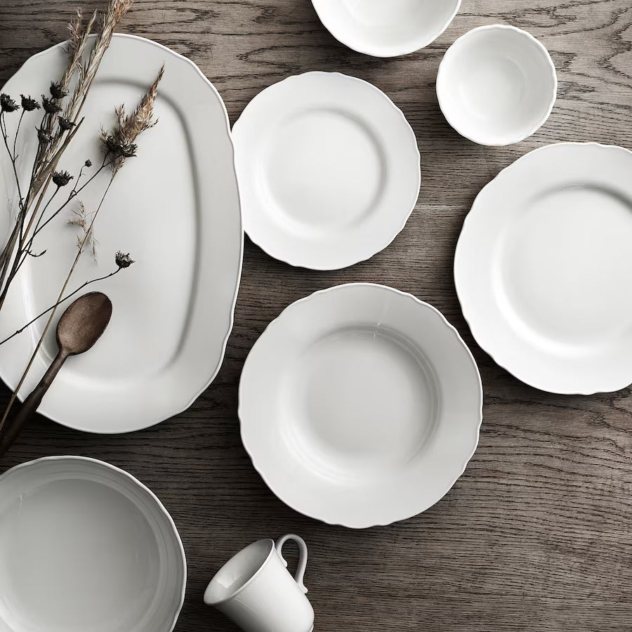 UPPLAGA 18-piece service, white