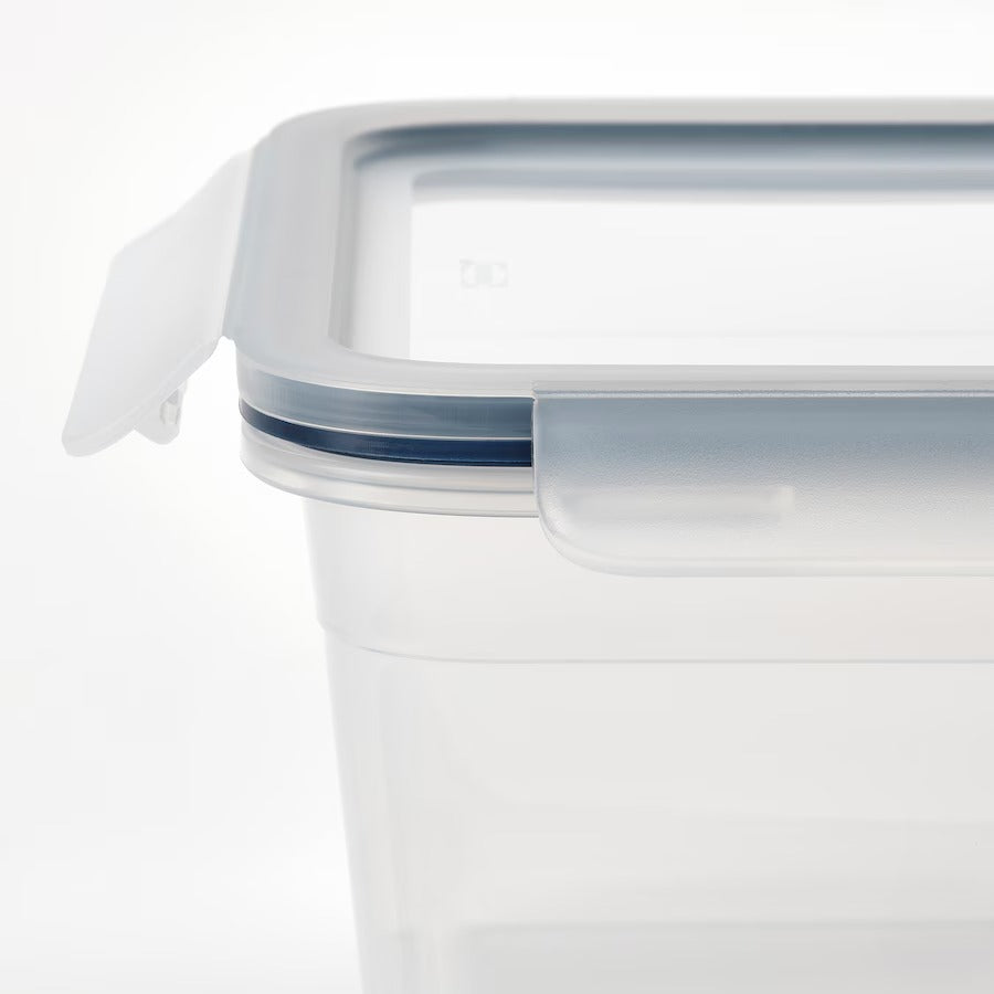 IKEA 365+ Food container, square/plastic, 750 ml