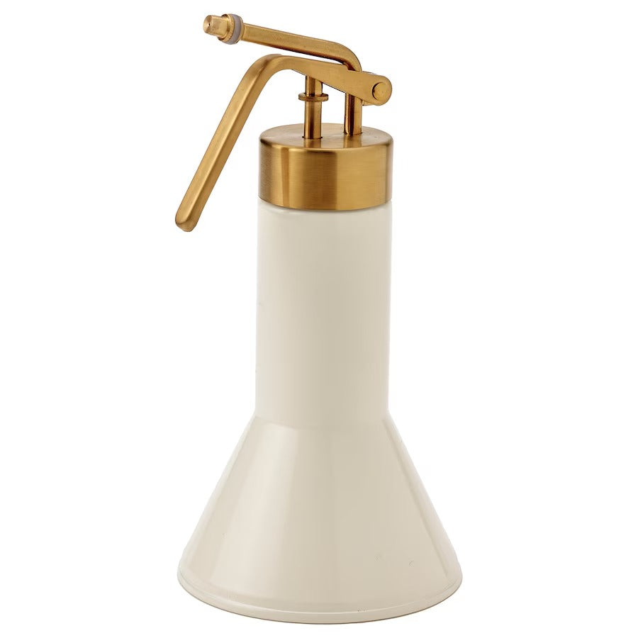 VATTENKRASSE Plant mister, ivory/gold-colour, 35 cl