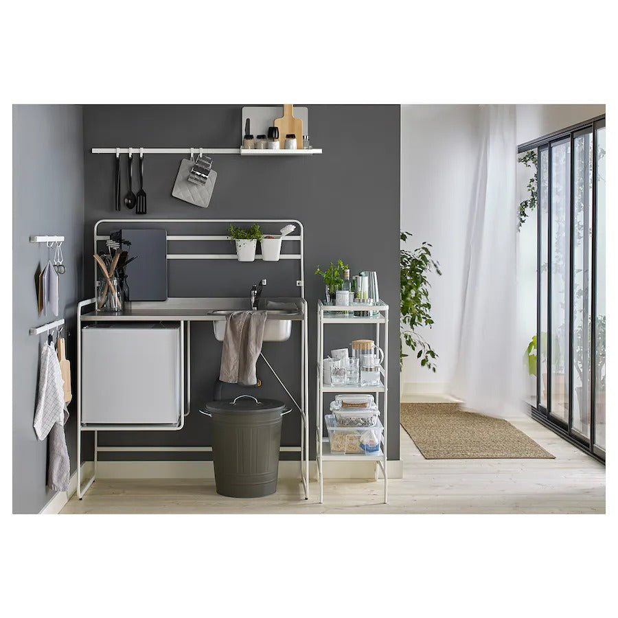 SUNNERSTA Container, white, 12x11 cm
