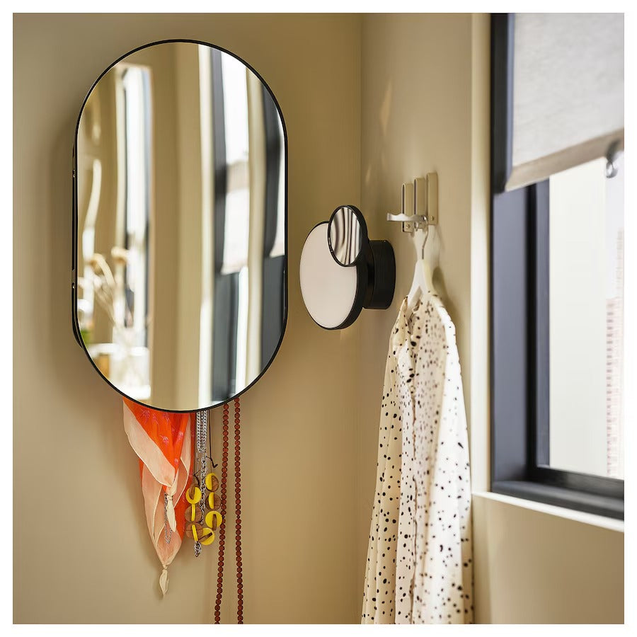 LINDBYN Mirror with storage, 40x70 cm
