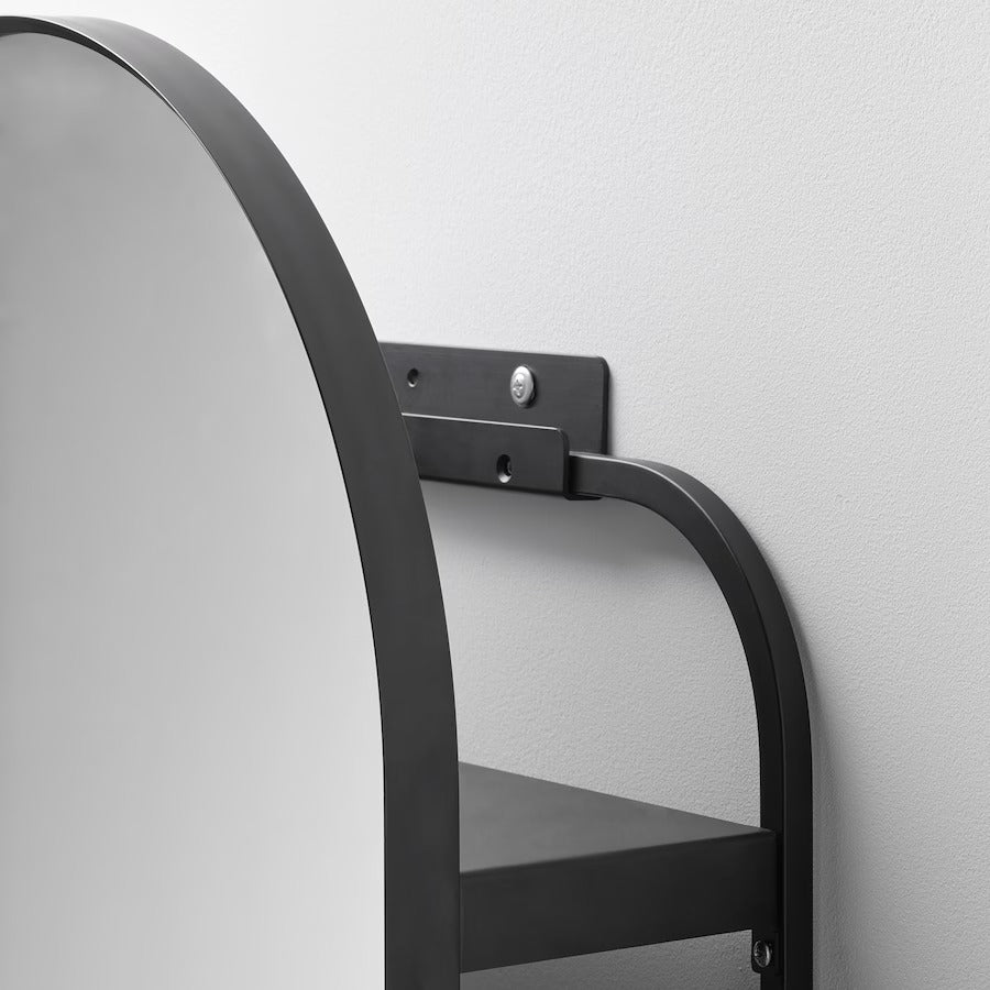 LINDBYN Mirror with storage, 40x70 cm