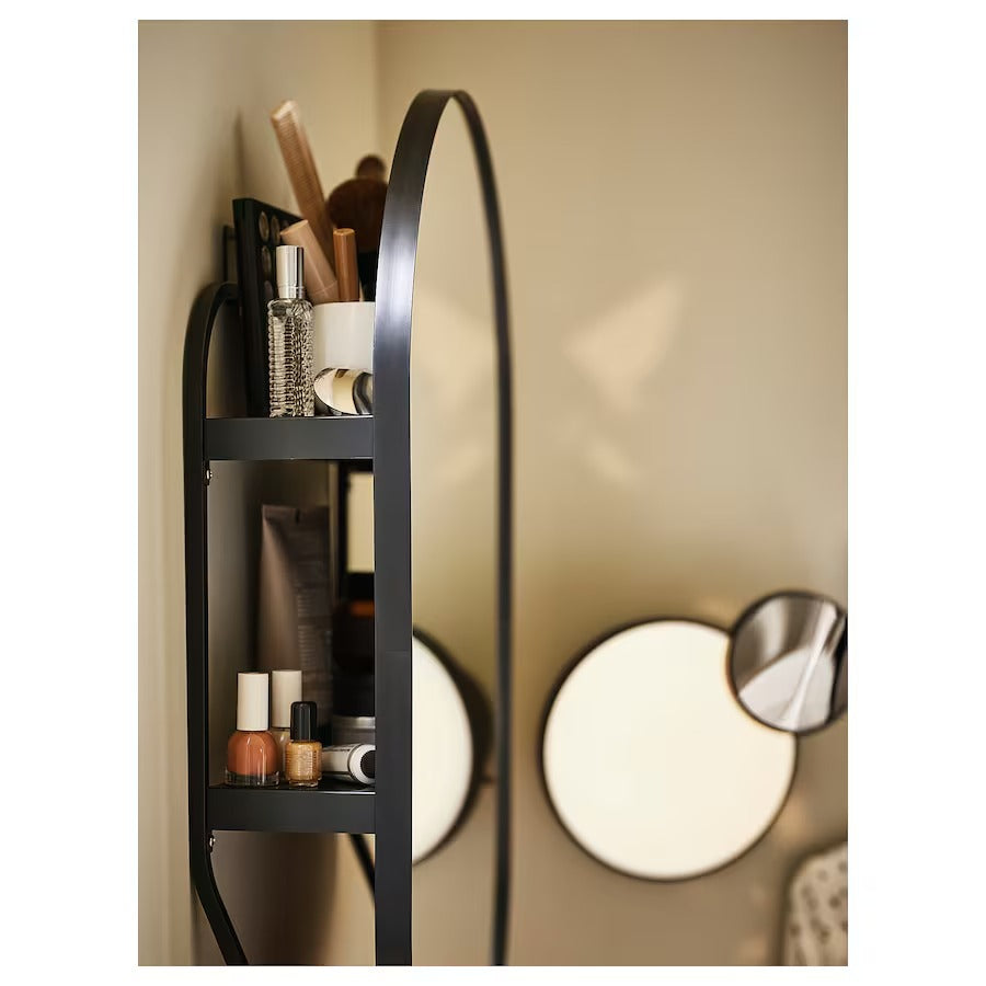 LINDBYN Mirror with storage, 40x70 cm