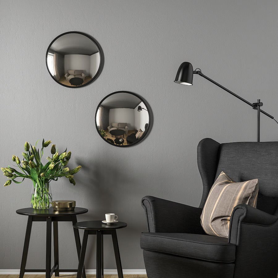 SVARTBJÖRK Decorative convex mirror, 41 cm