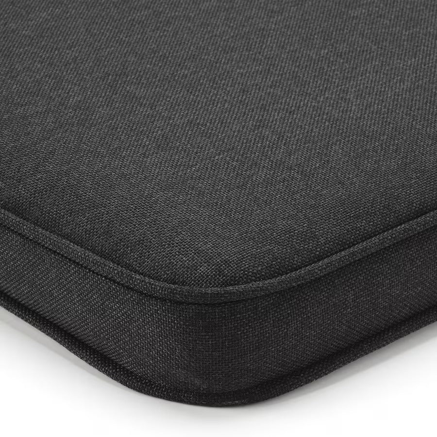 JÄRPÖN/DUVHOLMEN Chair cushion, outdoor, anthracite, 50x50 cm