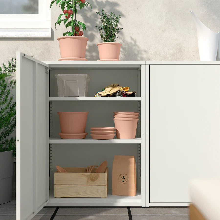 SUNDSÖ Cabinet, off- g outdoor/indoor, 60x35x86 cm
