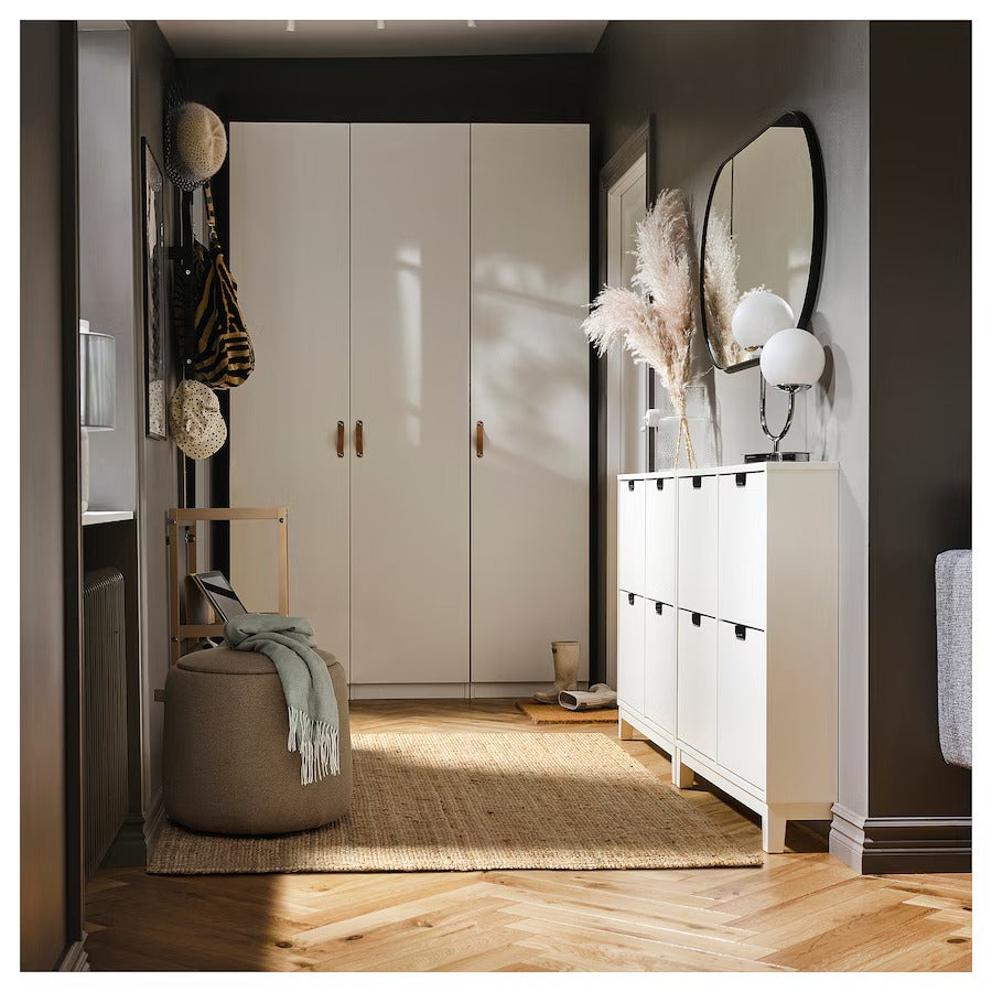 JÄRRESTAD Pouffe, with storage/Tonerud dark beige