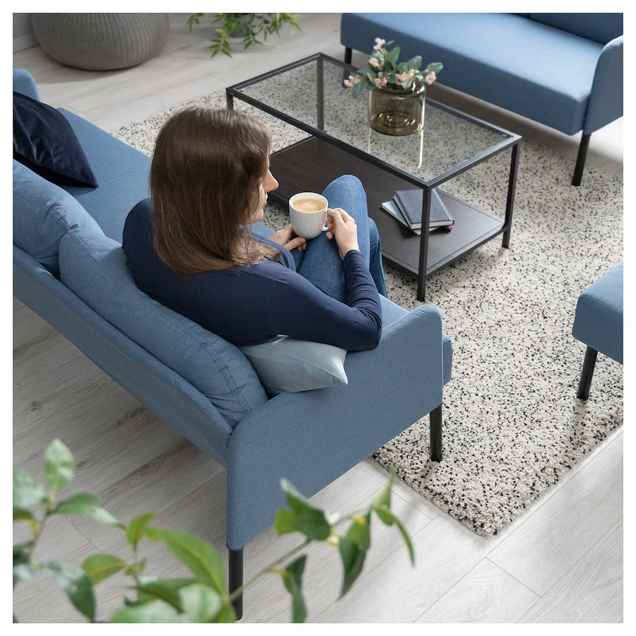 GLOSTAD 3-seat sofa, Knisa medium blue