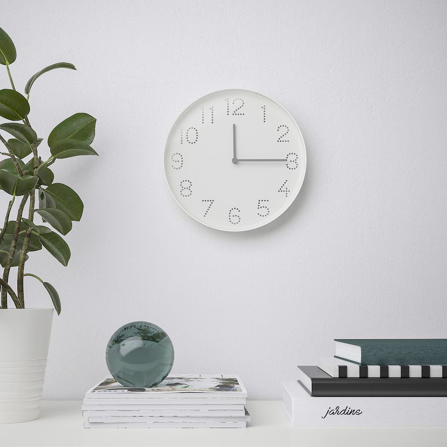TROMMA Wall clock, white, 25 cm(Cycle Shop)