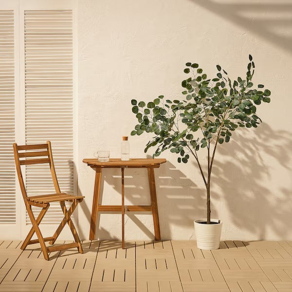 New FEJKA Artificial potted plant, in/outdoor eucalyptus, 19 cm
