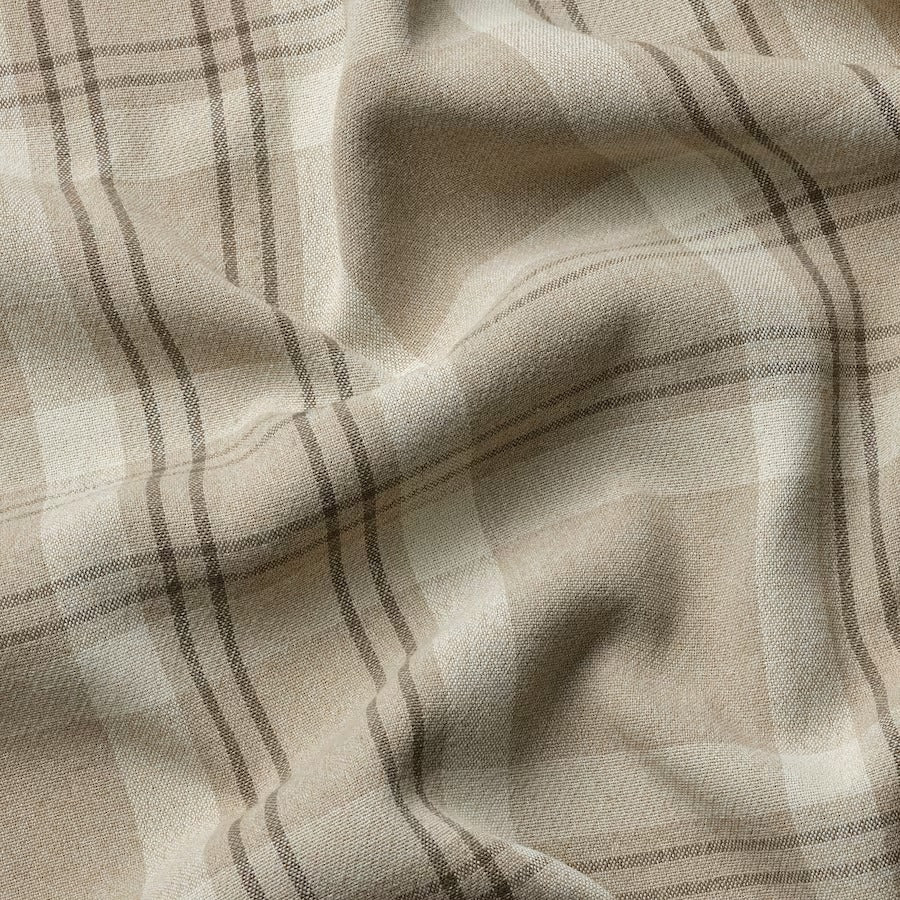 HÄGGVECKMAL Room darkening curtains, 1 pair, dark grey, 145x250 cm