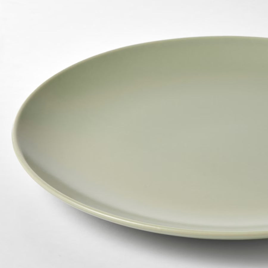 FÄRGKLAR Plate, glossy beige, 26 cm