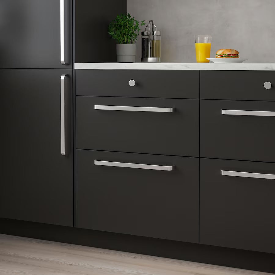 KALERUM Handle, stainless steel colour, 138 mm