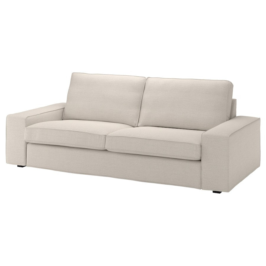 KIVIK 3-seat sofa, Tibbleby beige/grey