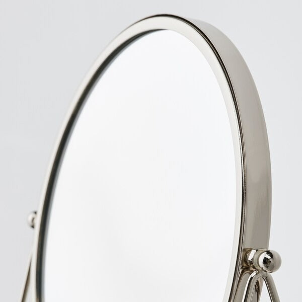 LASSBYN Table mirror, gold-colour, 17 cm