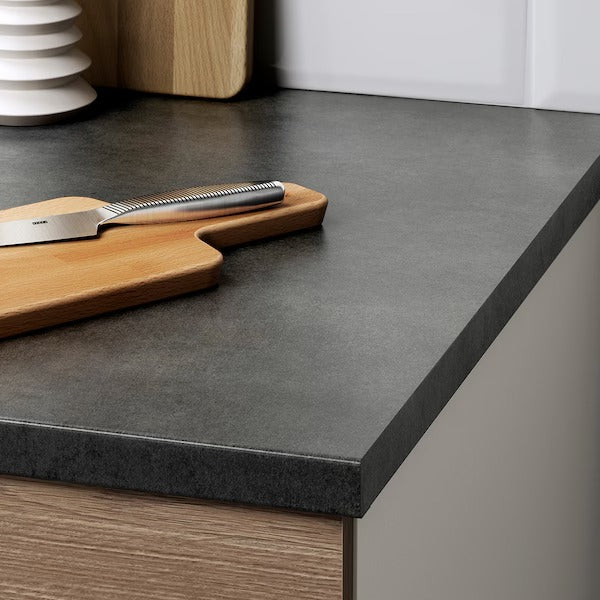 KNOXHULT Kitchen, wood effect grey, 182x183x220 cm