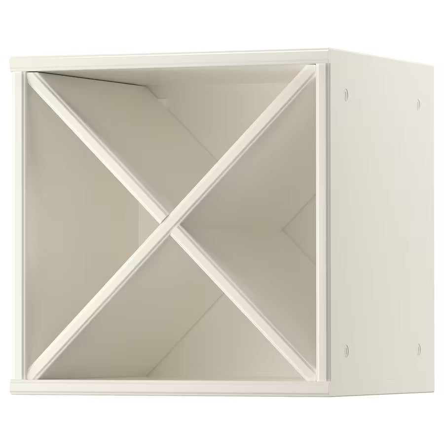 TORNVIKEN Wine shelf, grey, 40x37x40 cm