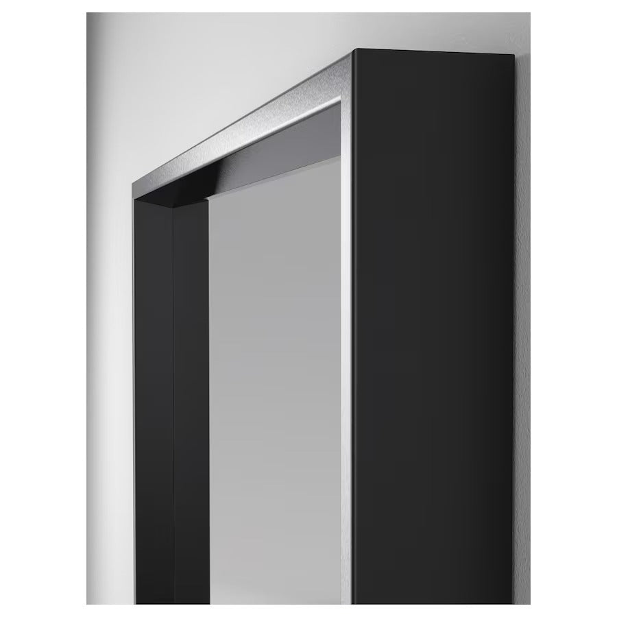 NISSEDAL Mirror, white, 65x65 cm