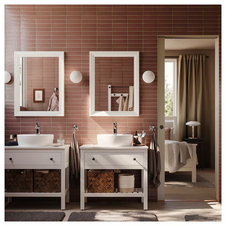 TOFTBYN Mirror, black, 65x85 cm
