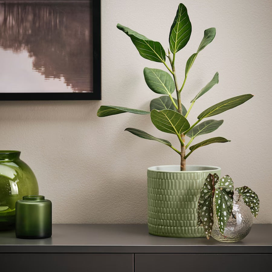 CHIAFRÖN Plant pot, in/outdoor dark blue, 15 cm
