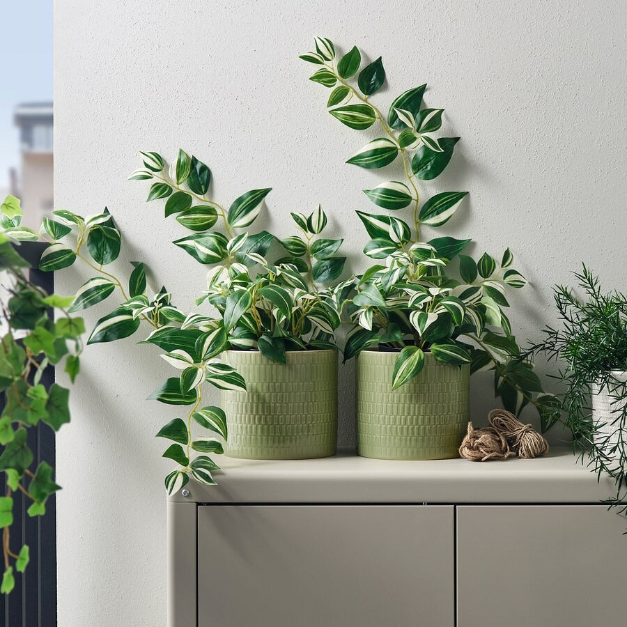 CHIAFRÖN Plant pot, in/outdoor dark blue, 15 cm