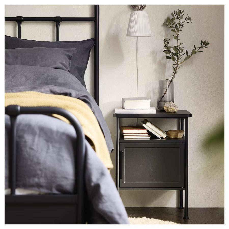 GRÅFJÄLLET Bedside table, white, 45x36x59 cm