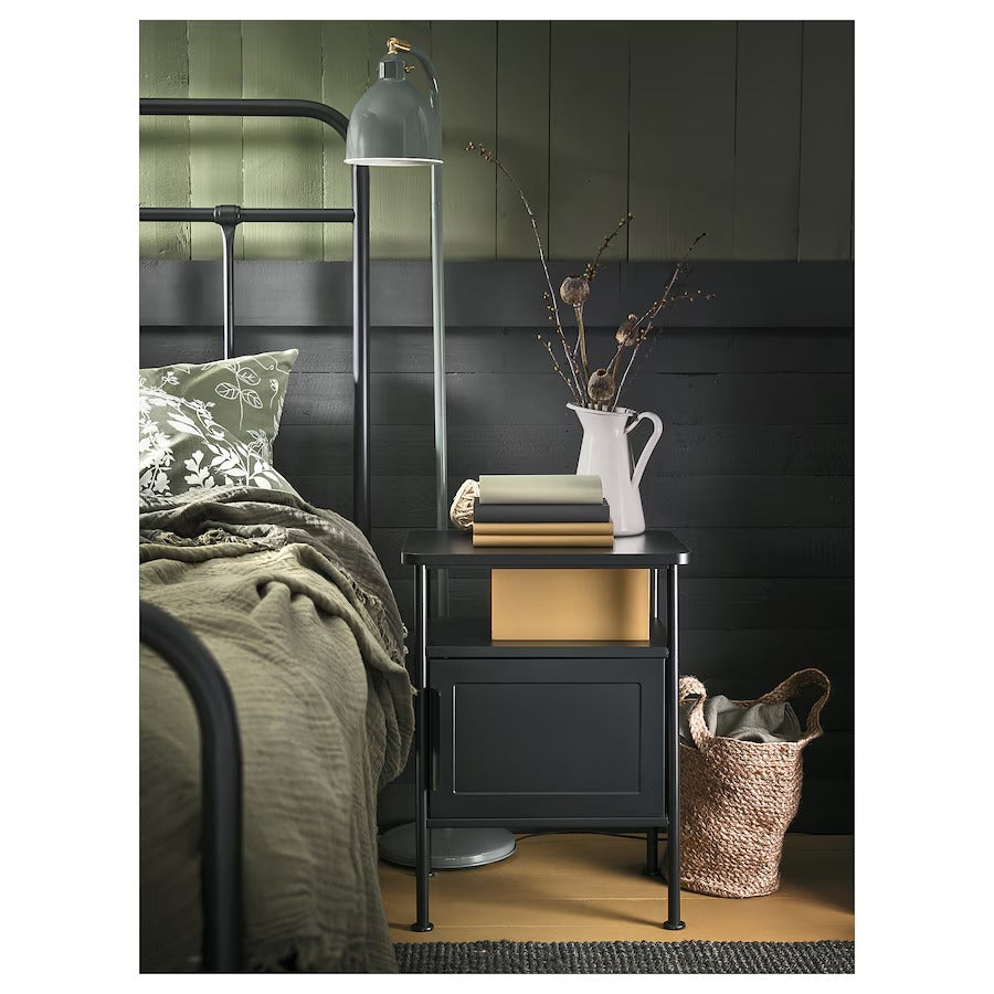 GRÅFJÄLLET Bedside table, white, 45x36x59 cm