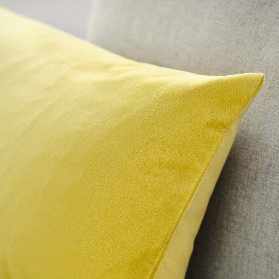 SANELA Cushion cover, beige-yellow, 50x50 cm
