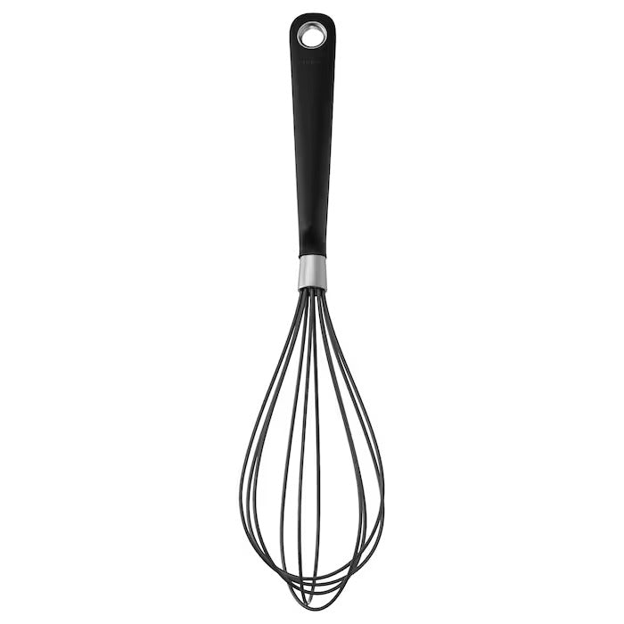 IKEA 365+ HJÄLTE Balloon whisk, stainless steel/black