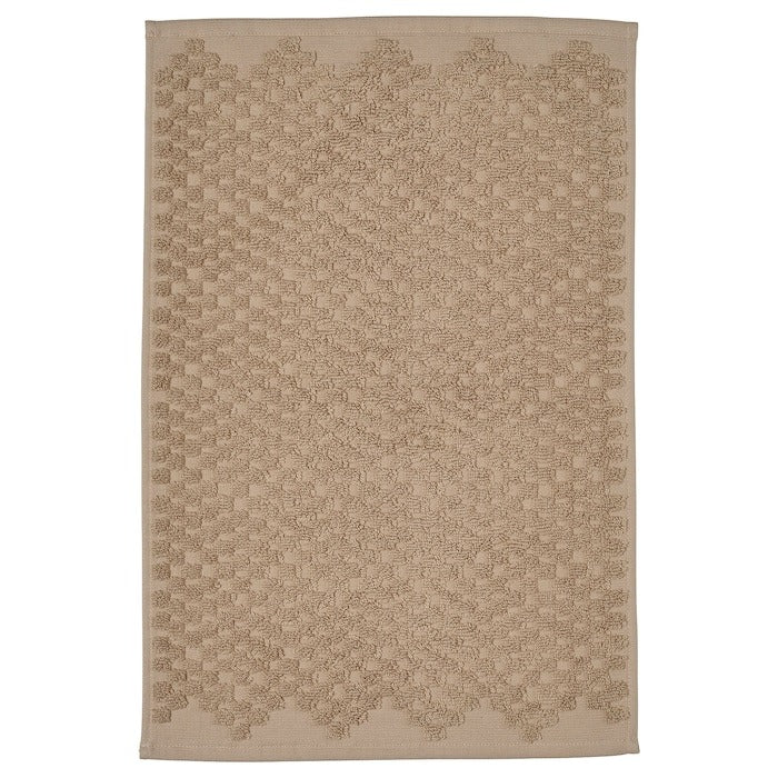 FJÄLLKATTFOT Bath mat, beige, 40x60 cm