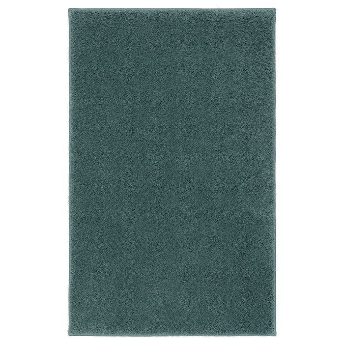BACKMÅRA Bath mat, dark grey-blue, 50x80 cm