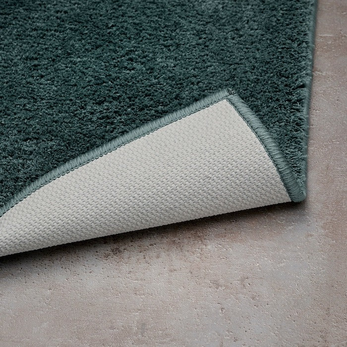BACKMÅRA Bath mat, dark grey-blue, 50x80 cm