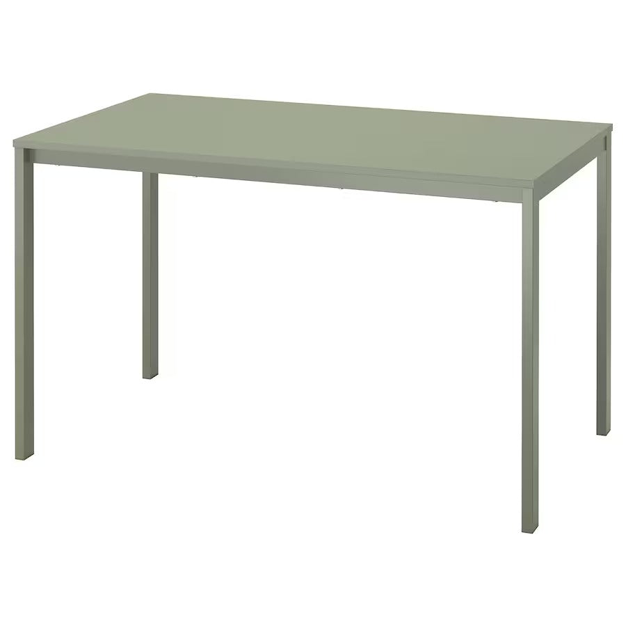 VIHALS Table, white/white, 125x74 cm