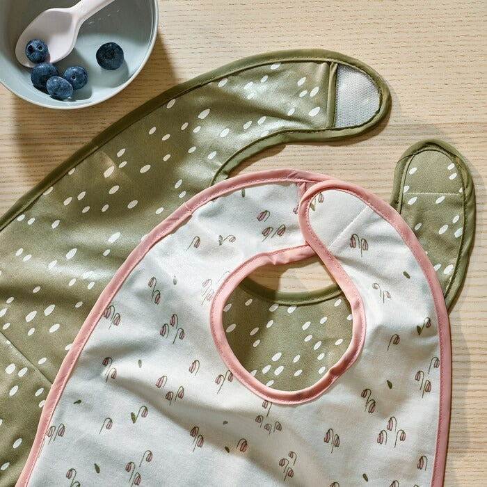New GULDVÄVARE Bib, green/white