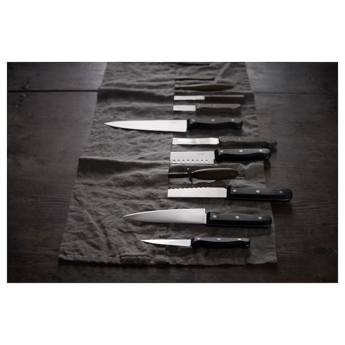 VARDAGEN Cook's knife, dark grey, 16 cm