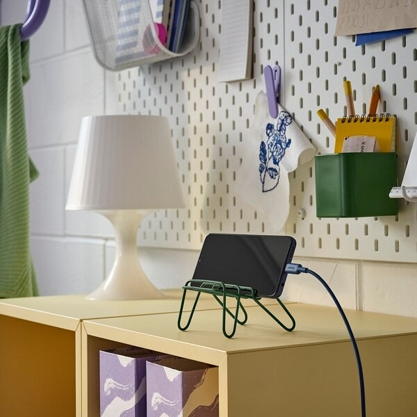 New KRUBBET Holder for mobile phone, dark green