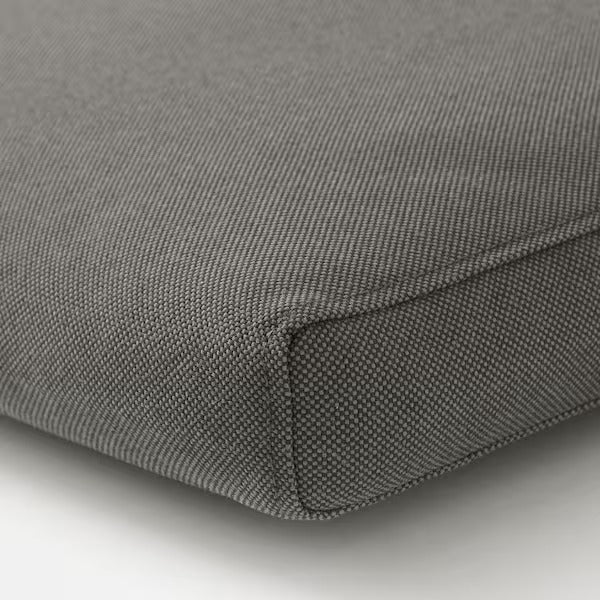 FRÖSÖN/DUVHOLMEN Seat/back cushion, outdoor, dark grey, 116x45 cm