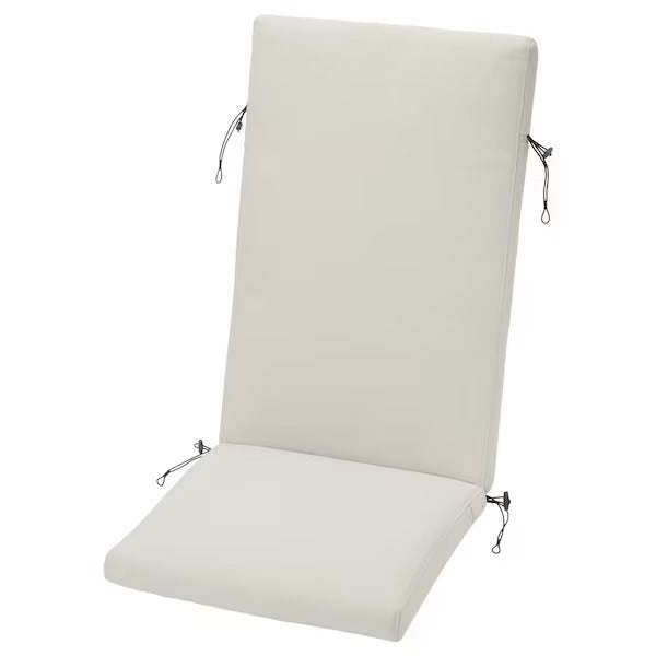 FRÖSÖN/DUVHOLMEN Seat/back cushion, outdoor, dark grey, 116x45 cm